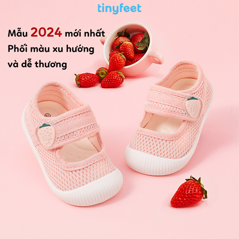 Giày tập đi cho bé TINYFEET WJ07 dễ thương, thoáng khí, mềm mại