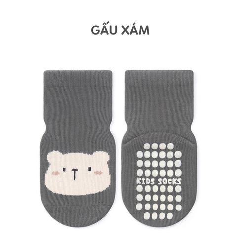 Tất Vớ chống trượt cho bé 1-3 tuổi TINYFEET KS06 mềm mại, không xù lông