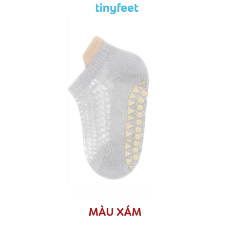 Tất Vớ chống trượt thoáng khí TINYFEET KS04 mềm mại cho bé từ 1-3 tuổi