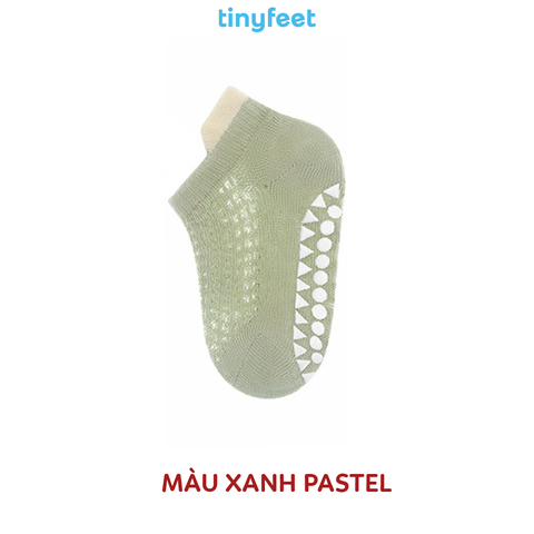 Tất Vớ chống trượt thoáng khí TINYFEET KS04 mềm mại cho bé từ 1-3 tuổi