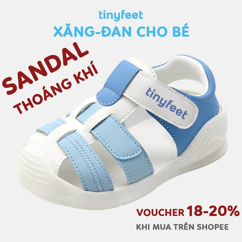 Sandal tập đi cho bé TINYFEET TN04 thoáng khí, chống trơn trượt