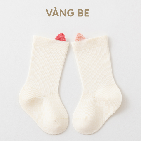 Tất Vớ cho bé 1-3 tuổi TINYFEET KS08 cotton dày dặn, không xù lông
