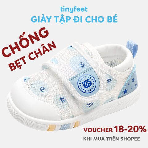 Giày tập đi cho bé TINYFEET WJ15 nhẹ êm, chống bẹt chân
