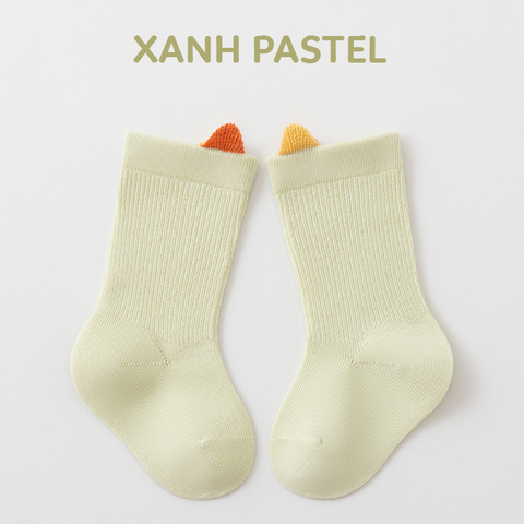Tất Vớ cho bé 1-3 tuổi TINYFEET KS08 cotton dày dặn, không xù lông