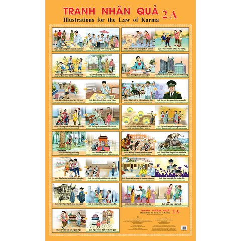Tranh Nhân Quả treo tường - 2A