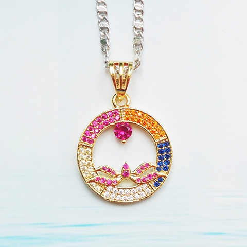 Mặt dây chuyền logo PQ (mạ vàng)