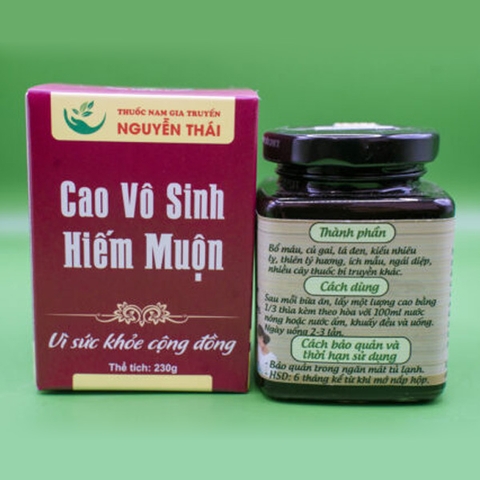 Cao Điều Hòa Nội Tiết Cải Thiện Buồng Trứng Yếu của Lương Y Nguyễn Thị Thái