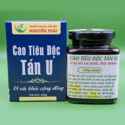 Cao Tiêu Độc Tán U – Hỗ Trợ Điều Trị U Dạ Dày, Đại Tràng, Trực Tràng