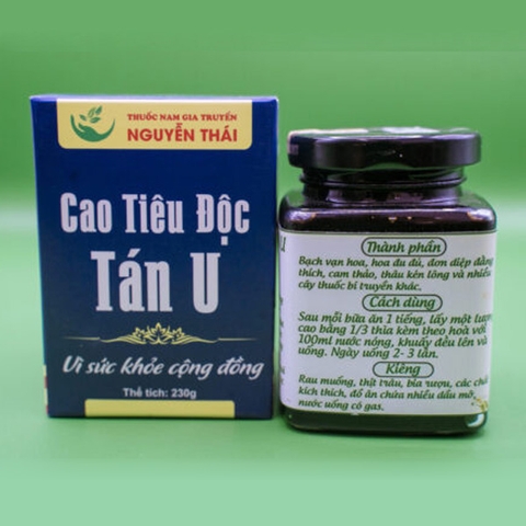 Cao Tiêu Độc Tán U – Hỗ Trợ Điều Trị U Gan Lương y Nguyễn Thị Thái