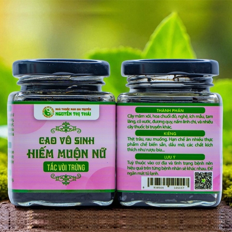 Cao Vô Sinh Thông Tắc Vòi Trứng Của Lương Y Nguyễn Thị Thái