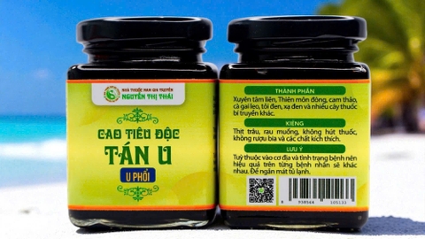 Cao Tiêu Độc Tán U - U Phổi của Lương y Nguyễn Thị Thái