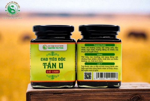 Cao Tiêu Độc Tán U – U Nang, U Xơ của Lương Y Nguyễn Thị Thái