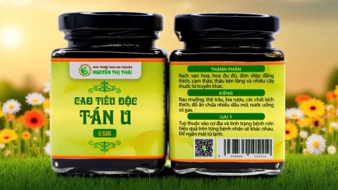 Cao tiêu U Gan của Lương Y Nguyễn Thị Thái