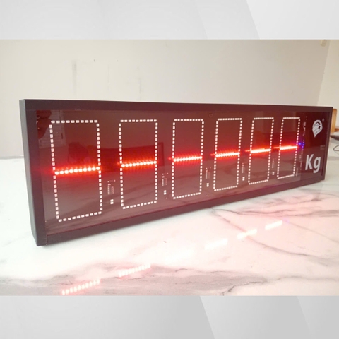 Bảng đèn led cân điện tử 6 INCH công nghệ mới