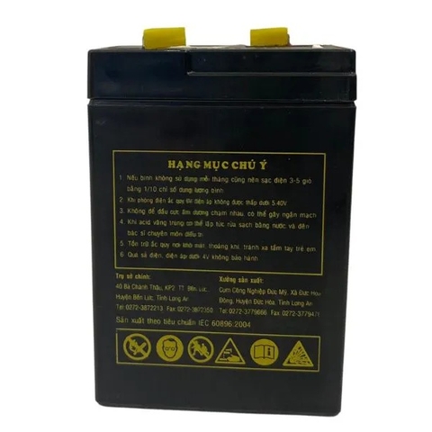 Bình Ắc Quy WP5-6 6V-5Ah(T7E, A12,BTW...)