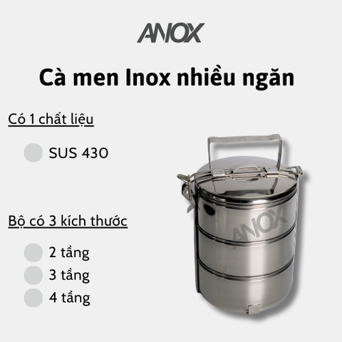 Cà men ANOX Inox 403 Không gỉ | Hàng Việt Nam