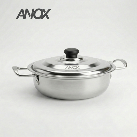 Nồi lẩu Inox ANOX 430 Không gỉ Đáy Từ  | Hàng Việt Nam