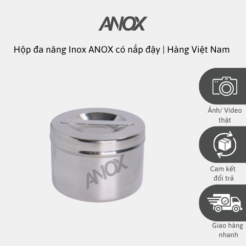 Hộp đa năng Inox ANOX có nắp đậy | Hàng Việt Nam