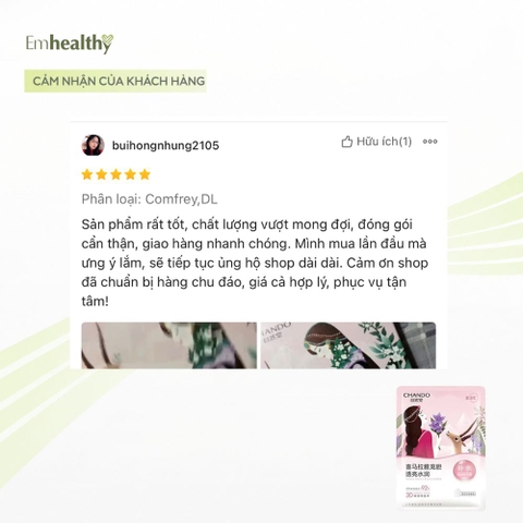 [Mua 3 tặng 1] Mặt nạ cấp ẩm, làm dịu da (Mask Snow Saussurea Soothing) 26mLx5pcs