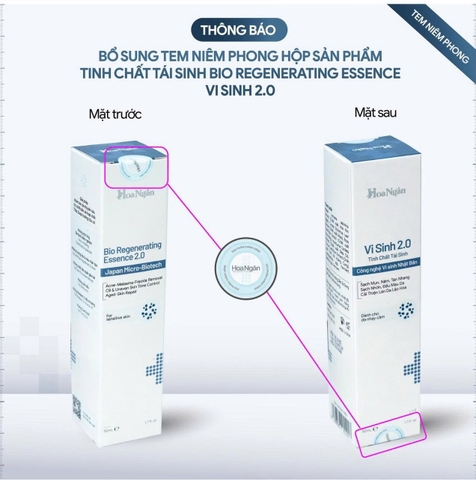 Vi sinh 2.0 dành cho da nhạy cảm| Mỹ phẩm vi sinh Hoa Ngân