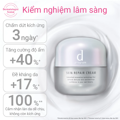Kem dưỡng ẩm phục hồi SKIN REPAIR CREAM 45g | Dòng dưỡng vi sinh