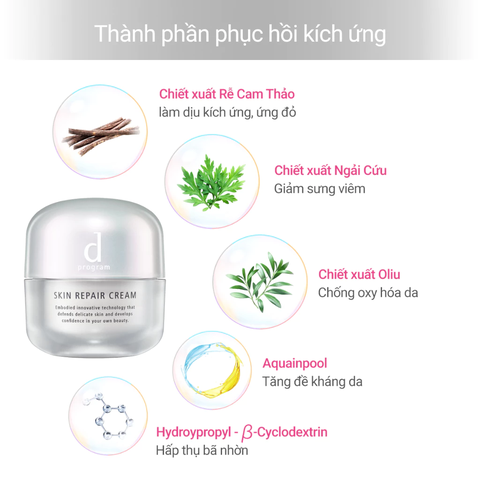 Kem dưỡng ẩm phục hồi SKIN REPAIR CREAM 45g | Dòng dưỡng vi sinh