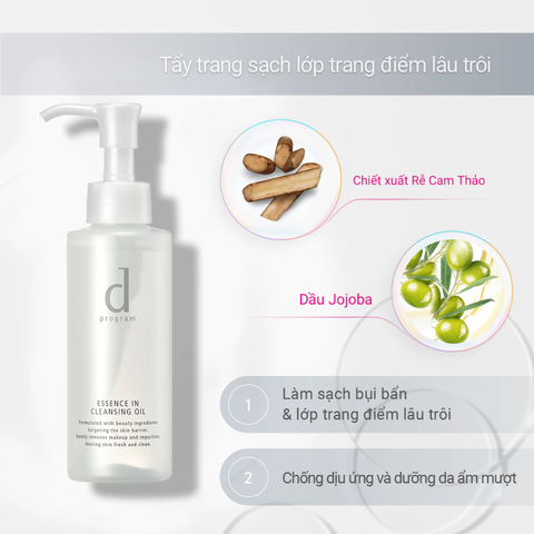 Dầu tẩy trang ESSENCE IN CLEANSING OIL DẦU TẨY TRANG DƯỠNG DA 120ml