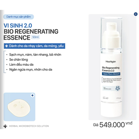 Combo 4 Tái Sinh Toàn Diện | Mỹ Phẩm Vi Sinh Hoa Ngân