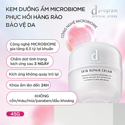 Kem dưỡng ẩm phục hồi SKIN REPAIR CREAM 45g | Dòng dưỡng vi sinh