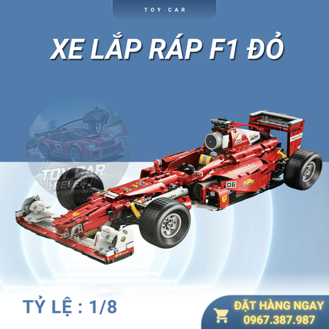 XE LẮP RÁP F1 ĐỎ