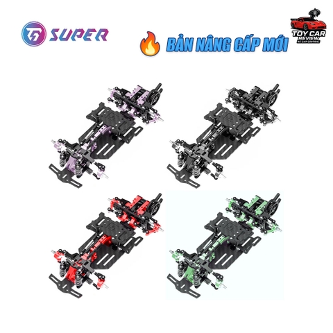TG Super TG RAN 1/24 1/28 – Khung RWD Drift Car KIT (Không kèm điện tử) - TG RACING