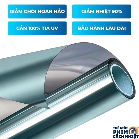 Dán phim cách nhiệt kính lái ô tô