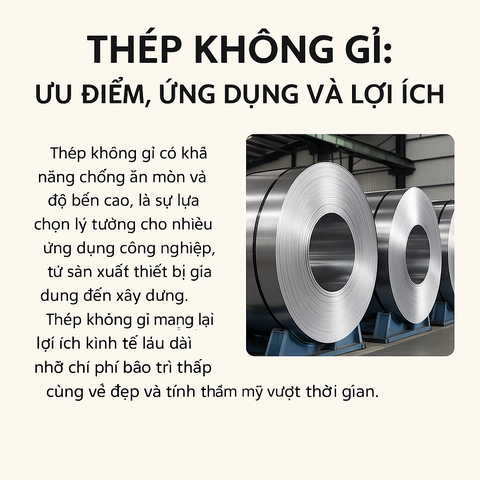 ỨNG DỤNG CỦA INOX TRONG CÔNG TRÌNH DÂN DỤNG VÀ CÔNG NGHIỆP