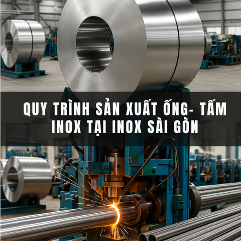 QUY TRÌNH SẢN XUẤT ỐNG – TẤM INOX TẠI INOX SÀI GÒN