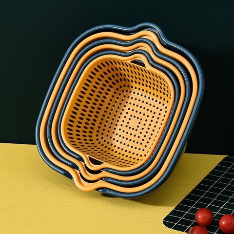 BỘ THAU RỔ NHỰA 6 MÓN