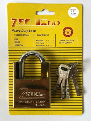 Ổ KHÓA ZSOLEX 60MM CHỐNG CẮT 4 CHÌA