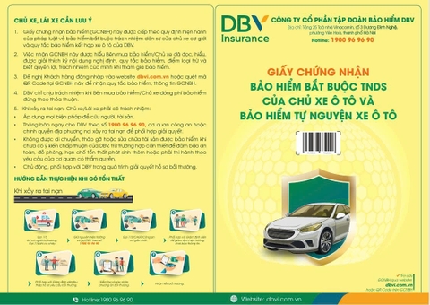 BẢO HIỂM TNDS BẮT BUỘC XE Ô TÔ