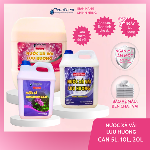 Nước Xả Mềm Vải, Lưu Hương Lâu CleanChem