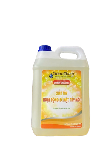 Hóa Chất Khử Dầu Mỡ, Tạo Nhũ, Cho Môi Trường Giặt CleanChem
