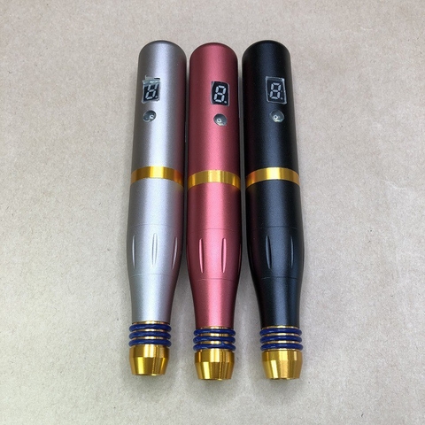 Máy Phun Xăm Kĩ Thuật Số M12 - Đi Môi, Mày, Mí, Phẩy Sợi Nét Căng, Cấy Phấn - BH 1 tháng