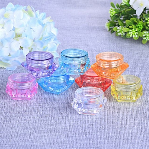 Hũ Kim cương 5gram chiết mỹ phẩm kem dưỡng trong phun xăm loại 1