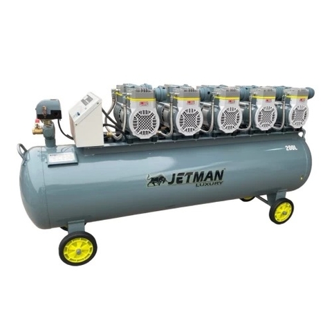 Máy Nén Khí Không Dầu Jetman 150L 8Hp NKF-1600x4T150 Lên Hơi Nhanh
