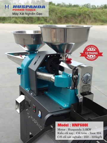 Máy Xát Nghiền Gạo Huspanda HNF-680I