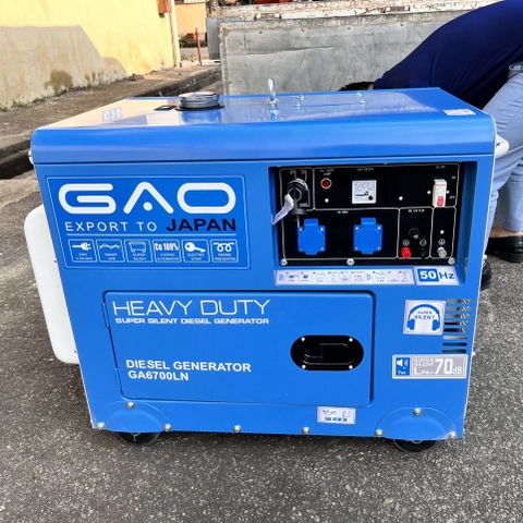 Máy Phát Điện Chạy Dầu 5Kw GAO GA6700LN
