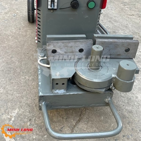 Máy cắt uốn sắt thủy lực 2 đầu Giá Rẻ-Minh Long-Phi 25, 28mm Điện 220V-2023 Và 2024