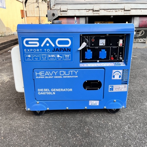 Máy Phát Điện Chạy Dầu 5Kw GAO GA6700LN