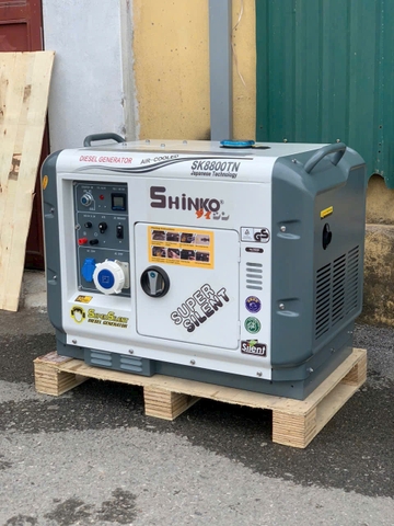 Máy Phát Điện Chạy Dầu 7Kw Shinko SK8800TN