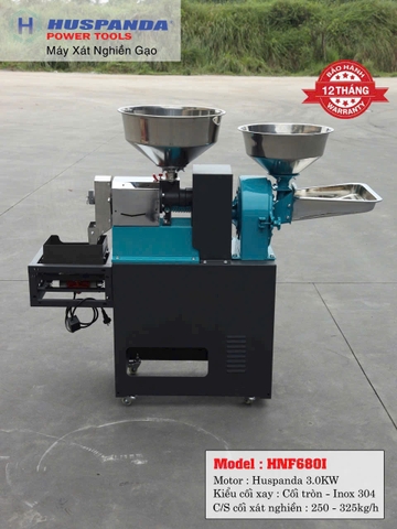 Máy Xát Nghiền Gạo Huspanda HNF-680I