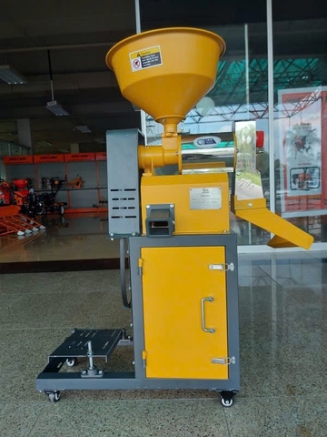 Máy Xát Mini Chạy Động Cơ Xăng Không Sàng Sạn KN-HWASDAN-64