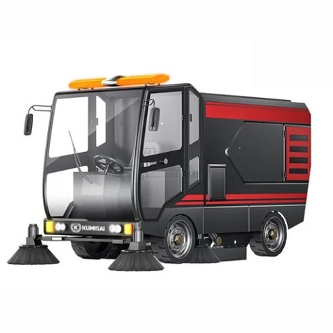 Xe quét rác công nghiệp ngồi lái Kumisai KMS-S14